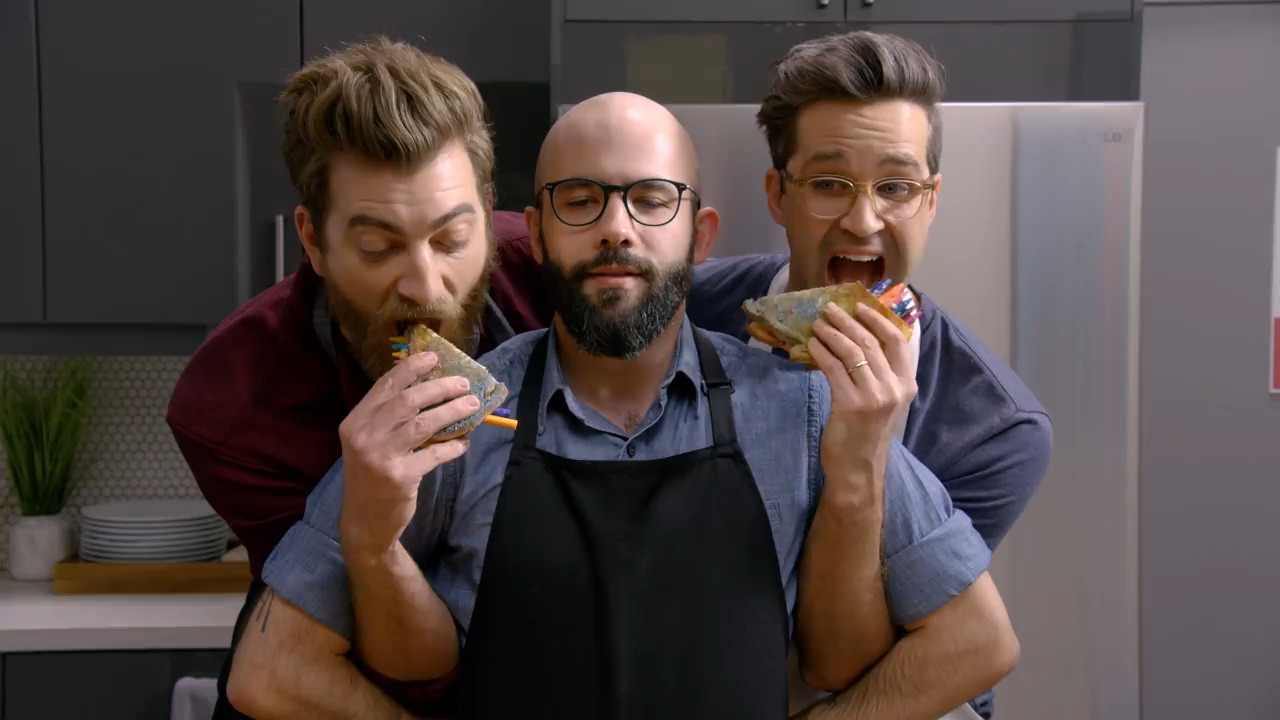 GMM 1249.2: The Simpsons’ Grilled Crayon Sandwich ft. Binging With Babish