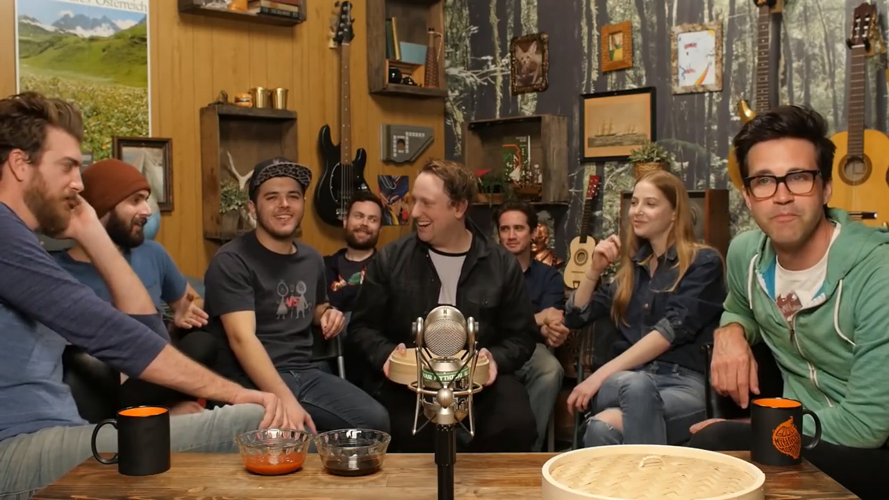 GMMore 846: Weird Dumplings Taste Test: Good Mythical Crew
