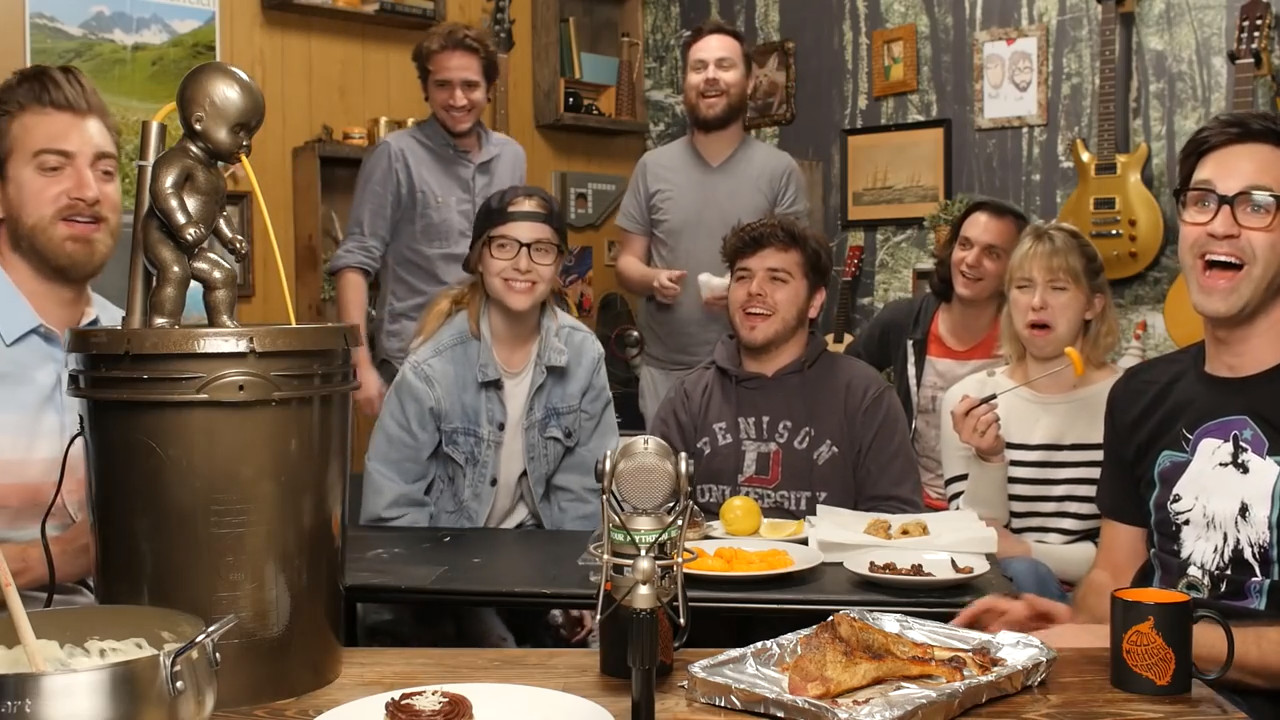 GMMore 866: Weird Fondue Taste Test: Good Mythical Crew