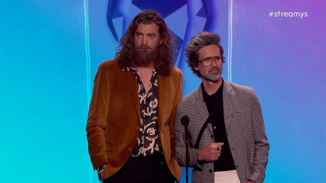 Rhett & Link Present Sheena Melwani with the Short Form Award | 2022 YouTube Streamy Awards