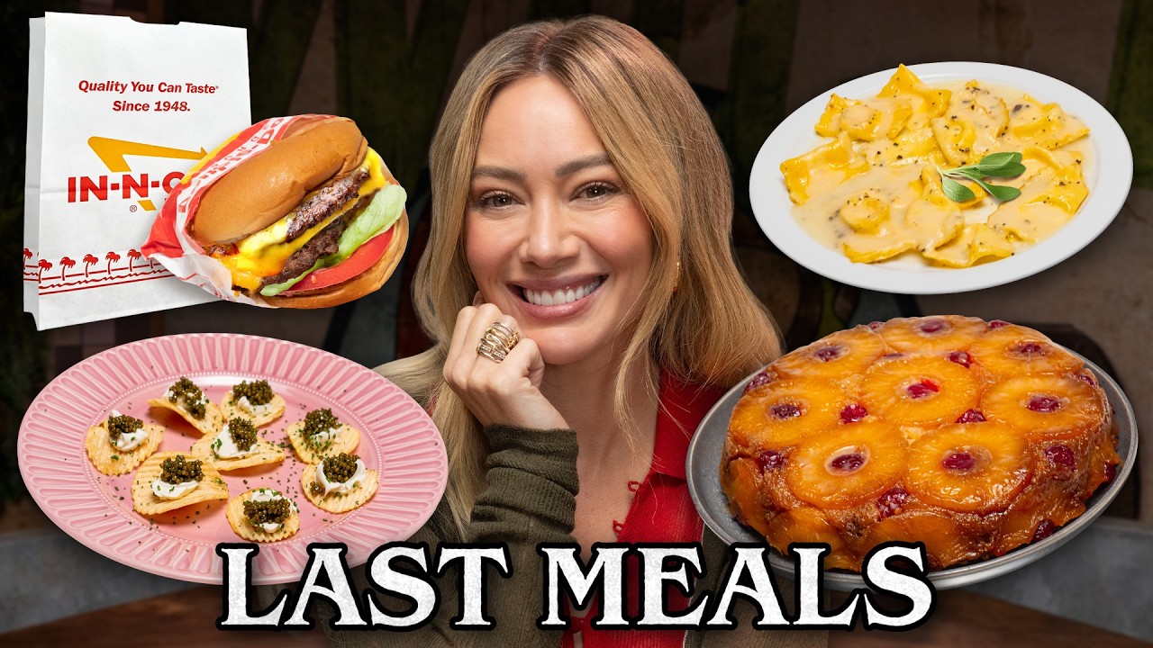 Hilary Duff Eats Her Last Meal