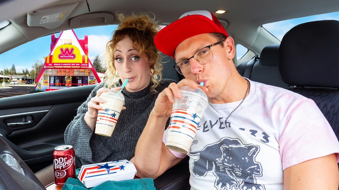 Brittany Broski Eats Wienerschnitzel For The First Time