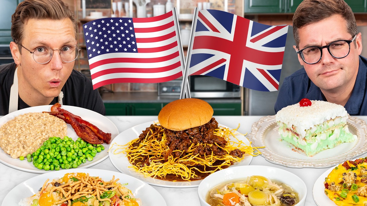 British vs. American Which Dish Isn’t Real? (ft. SortedFood)